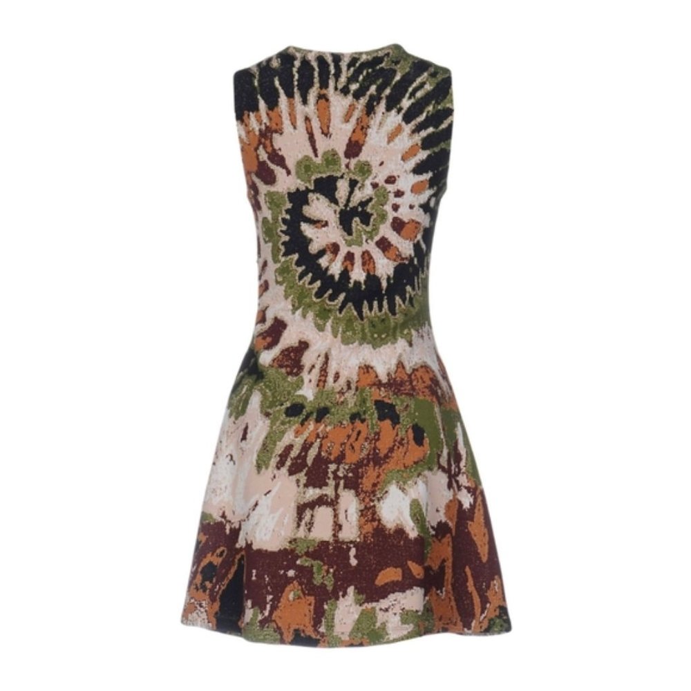 VALENTINO A-LINE HEAVY KNIT METALLIC MINI DRESS EUC - Picture 5 of 10